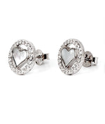 heartfelt silver studs
