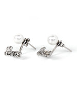 elegant silver earrings