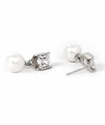 pearl drop earrings