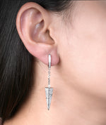 925 silver drop earrings