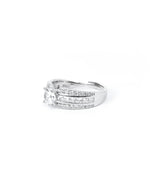 plain silver round ring