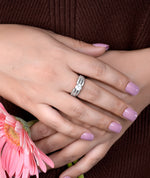 sterling silver round ring