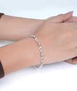 silver infinity bracelet