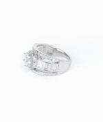 925 solitaire silver ring