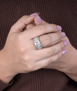 sterling silver crown ring