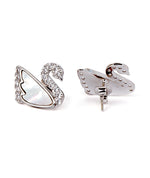  swan design earrings