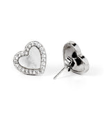 glow silver studs