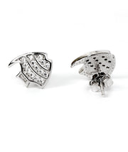 fish design earrings