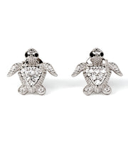 Elegant Tortoise Stud Earrings