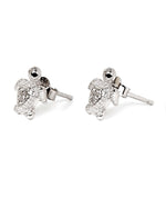 elegant silver earrings