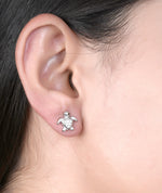 925 silver tortoise earrings