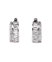 silver hoop earrings