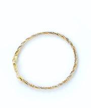 gold rose gold silver bracelet