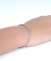 Twisted Sterling Silver Bracelet
