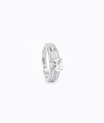 silver heart ring for girlfriend