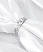 silver heart ring