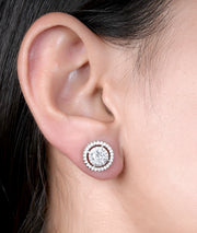 Timeless Round Solitaire Pendant Set in 925 Silver