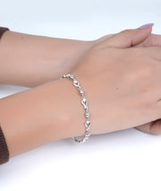 silver infinity bracelet