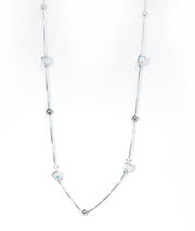 Delicate Silver Crystal Chain