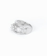 925 solitaire silver ring
