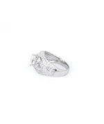 sterling silver princess ring