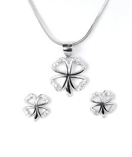 Floral Charm Pendant Set