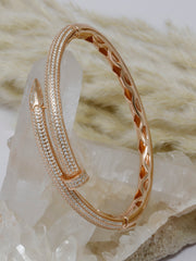 Designer Statement Bangle for Women 925 Silver Bracelet