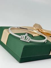 925 silver crown motive bracelet