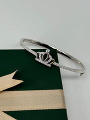 925 silver crown motive bracelet