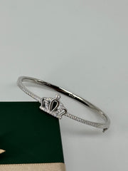925 silver crown motive bracelet