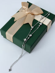 925 silver small bags motive bracelet