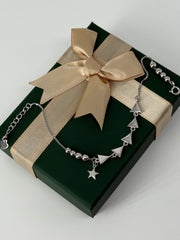 925 silver triangle's motive bracelet